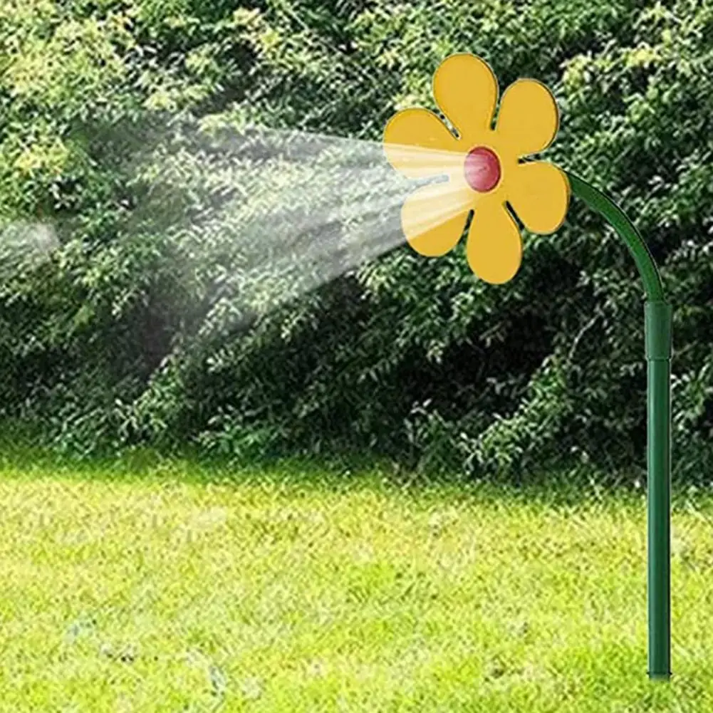 Home Supplies 1 Set Excellent Crazy Sunflower Shape Grass Water Sprinkler Lightweight Grass Water Sprinkler Funny for Garden