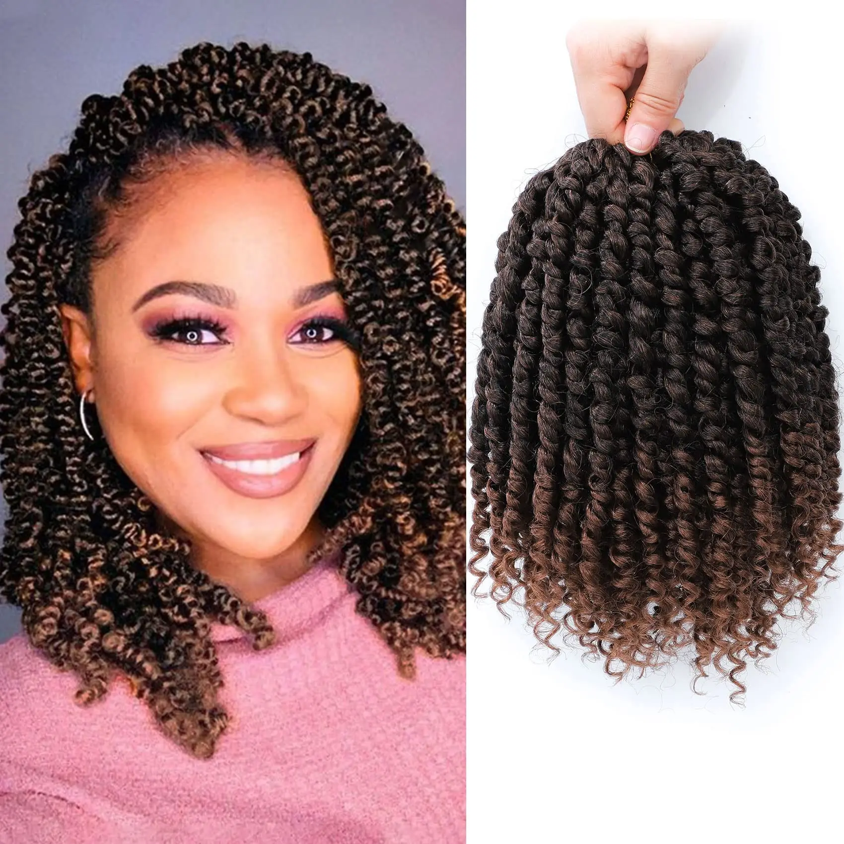 Синтетические волосы Passion Twist 8 дюймов
