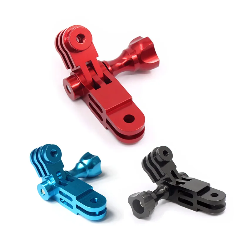 

CNC Aluminium Alloy Three-Way Pivot Arm Mount Adapter For GOPRO Hero 1 2 3 3+ 4 5 Session/Xiaomi Yi/SJ/Gitup Sport Camera