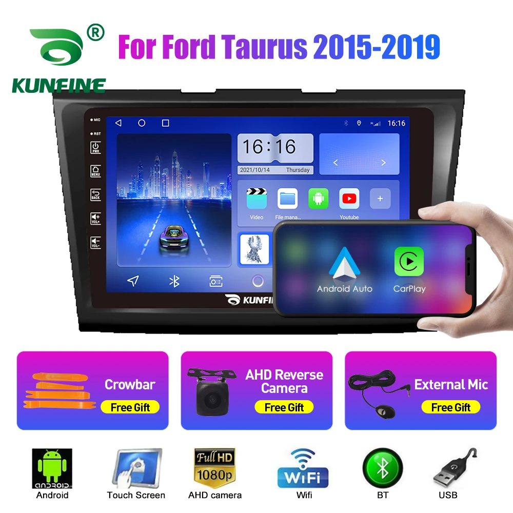 

10.33 Inch Car Radio For Ford Taurus 2015-2019 2Din Android Octa Core Car Stereo DVD GPS Navigation Player QLED Screen Carplay