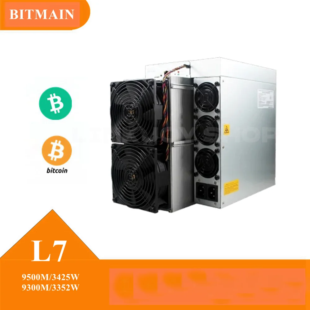 Elon Musk Dogecoin Antminer L7 9500M 3425W 9300M 3352W Bitmain Litecoin Mining Master with PSU Included