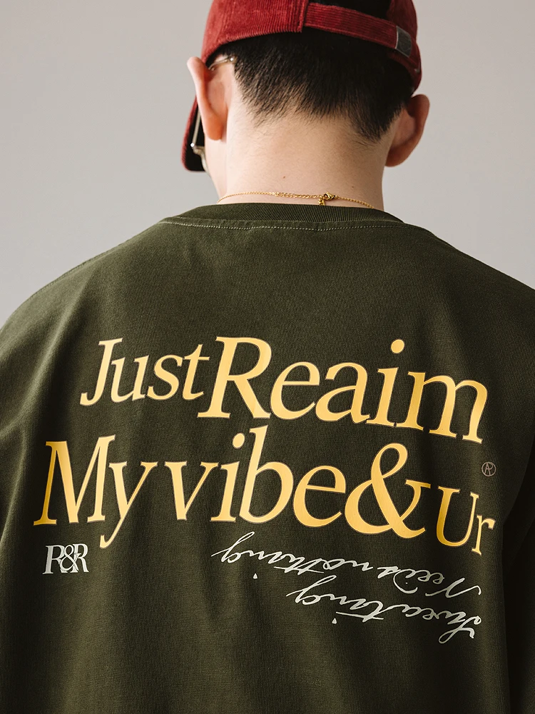 Rr23aw контрастного цвета с лозунгом из чистого хлопка принтом в стиле ретро