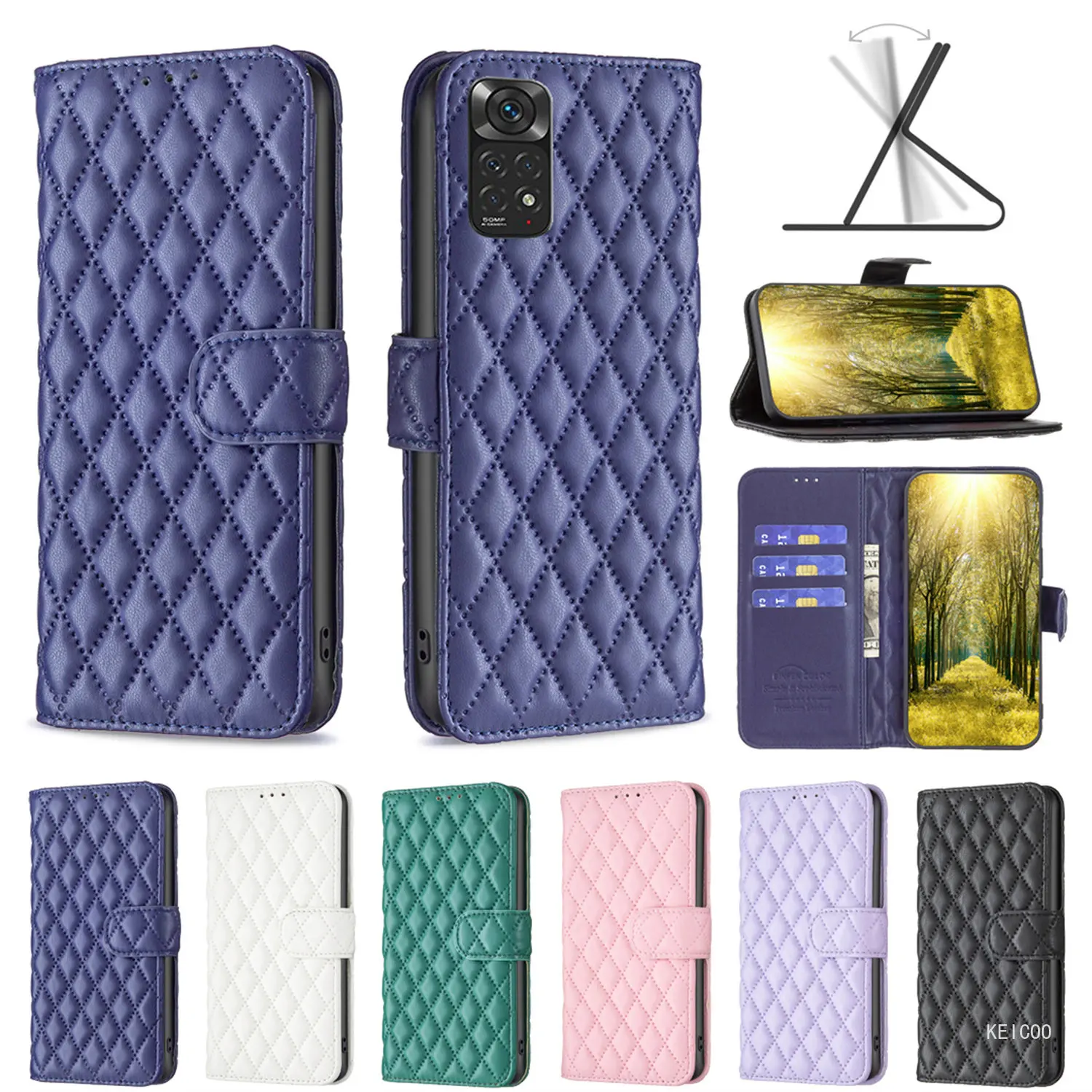 Флип-чехол для телефона Xiaomi POCO F5 Redmi Note 11 12 Global Turbo 12S 4G 5G 2201117TG 2201117TI бумажник