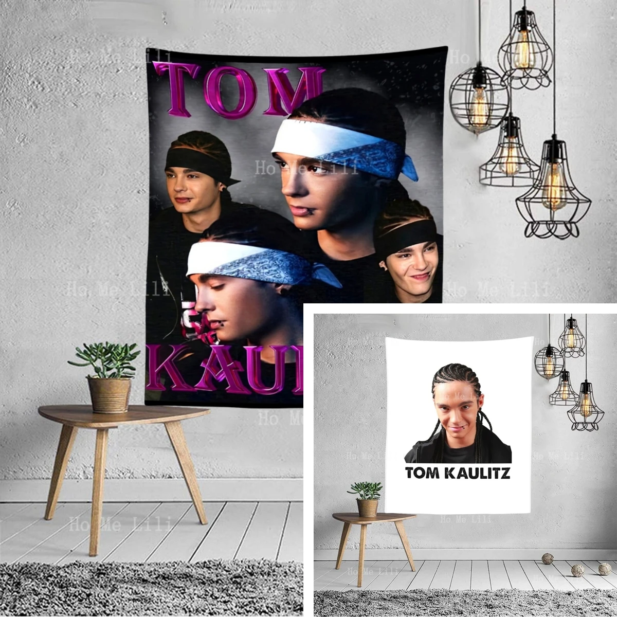 

Tom Cowlitz Of The Retro Band Tokyo Hotel Room Decoration Tapestry