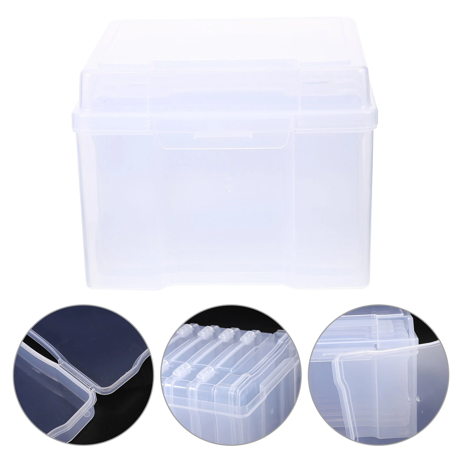 

1 Set of Multi-functional Photo Boxes 5x7 Photo Storage Box Picture Boxes For Photo Storage Photo Storage Box