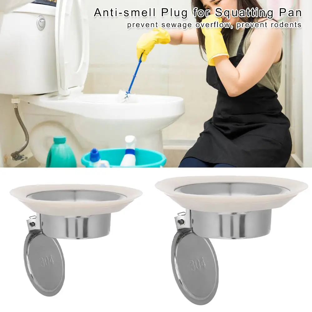 

Fitting Sewer Prevent Backflow Anti-smell Plug Toilet Deodorant Stopper Toilet Odor Stopper Anti-blocking Cover