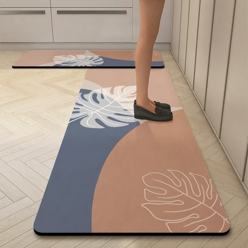 

Luxury Long Kitchen Floor Mat Anti-slip Absorbent Non-slip Hallway Corridor Room Rug Mat Carpet Entrance Doormat Outdoor