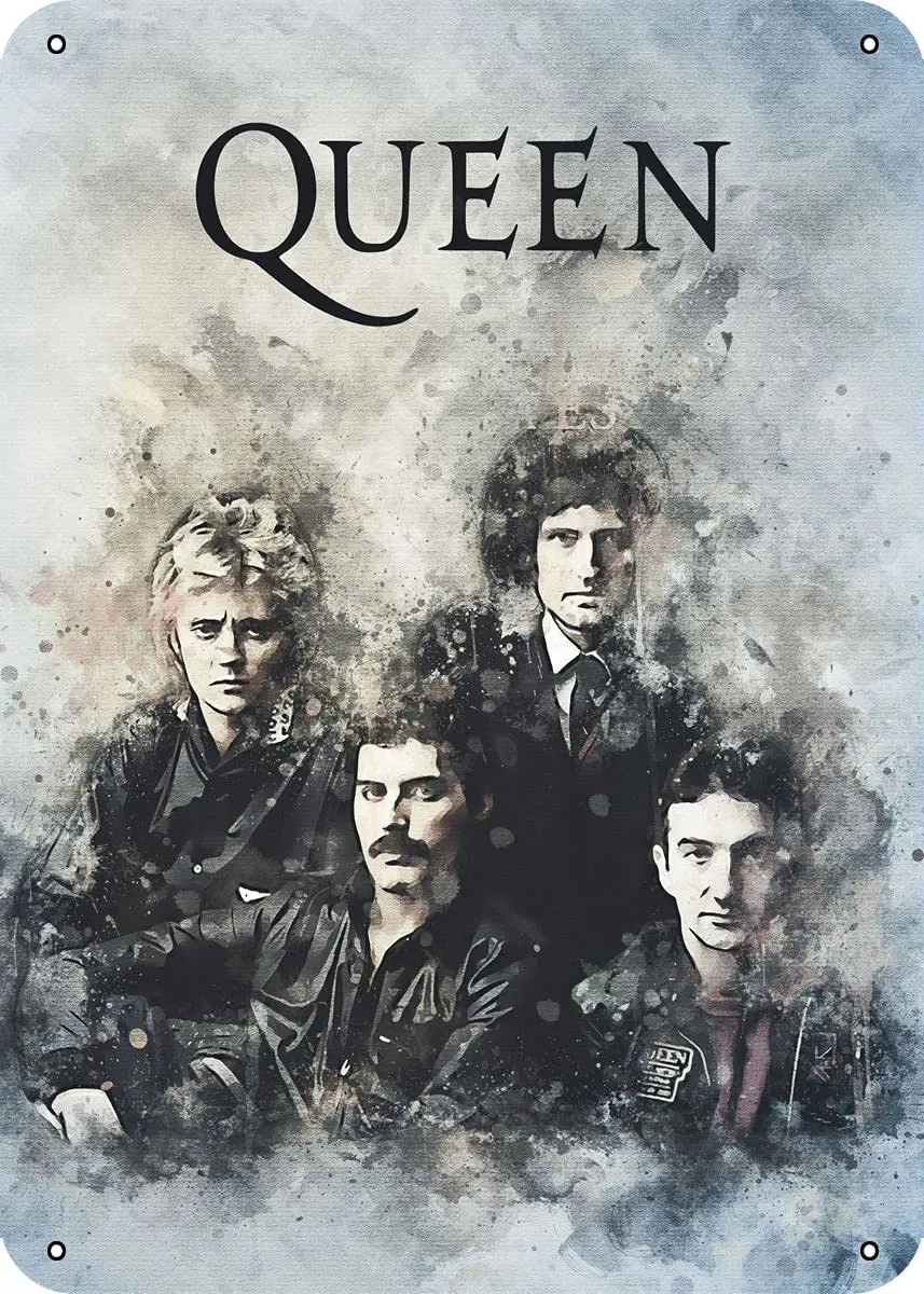

Винтажный постер Tuninize Queen is a Rock Band, металлический жестяной знак 8X12, Настенный декор, домашний декор, металлический знак
