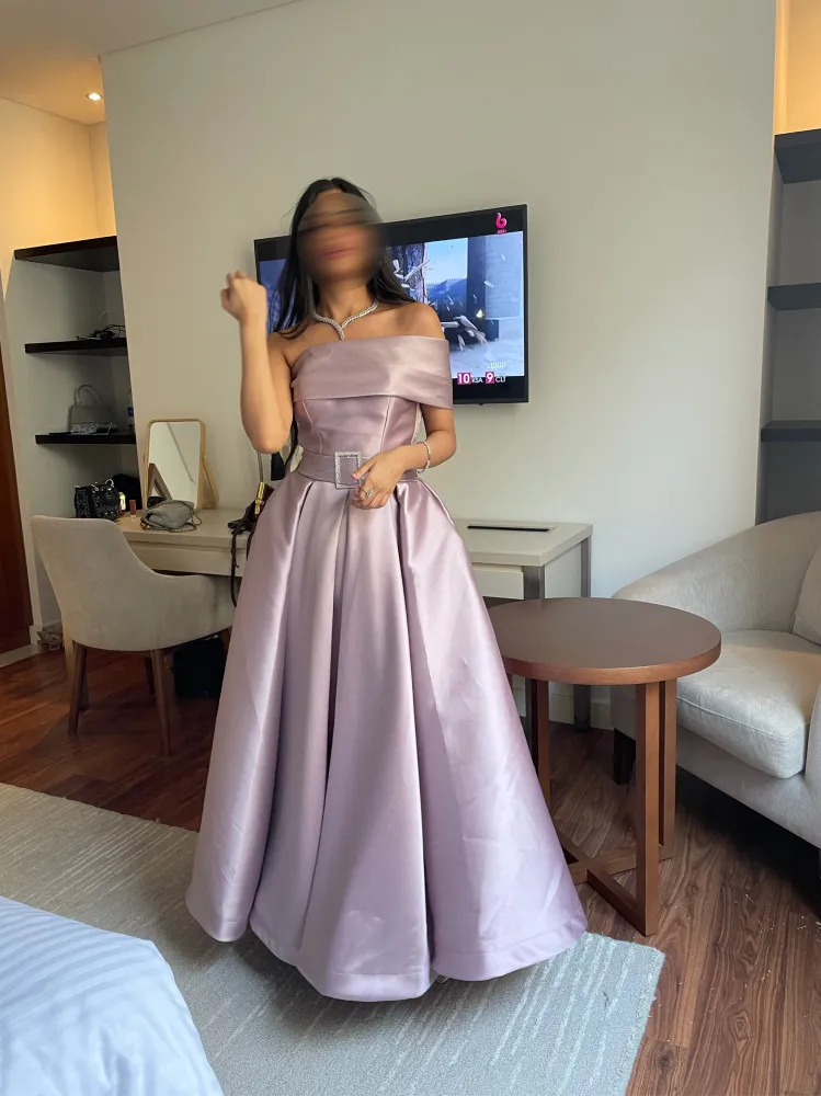 

A-line One Shoulder Prom Dresses Pleated Floor Length Special Occasion vestidos de novia Evening Dress