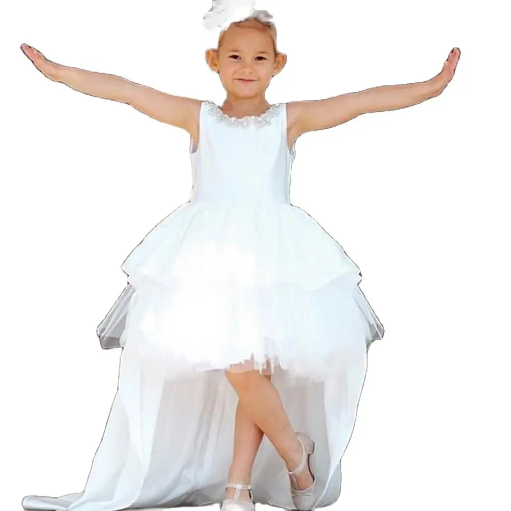 Недорогие летние платья в стиле бохо для девочек с цветами детские принцессы