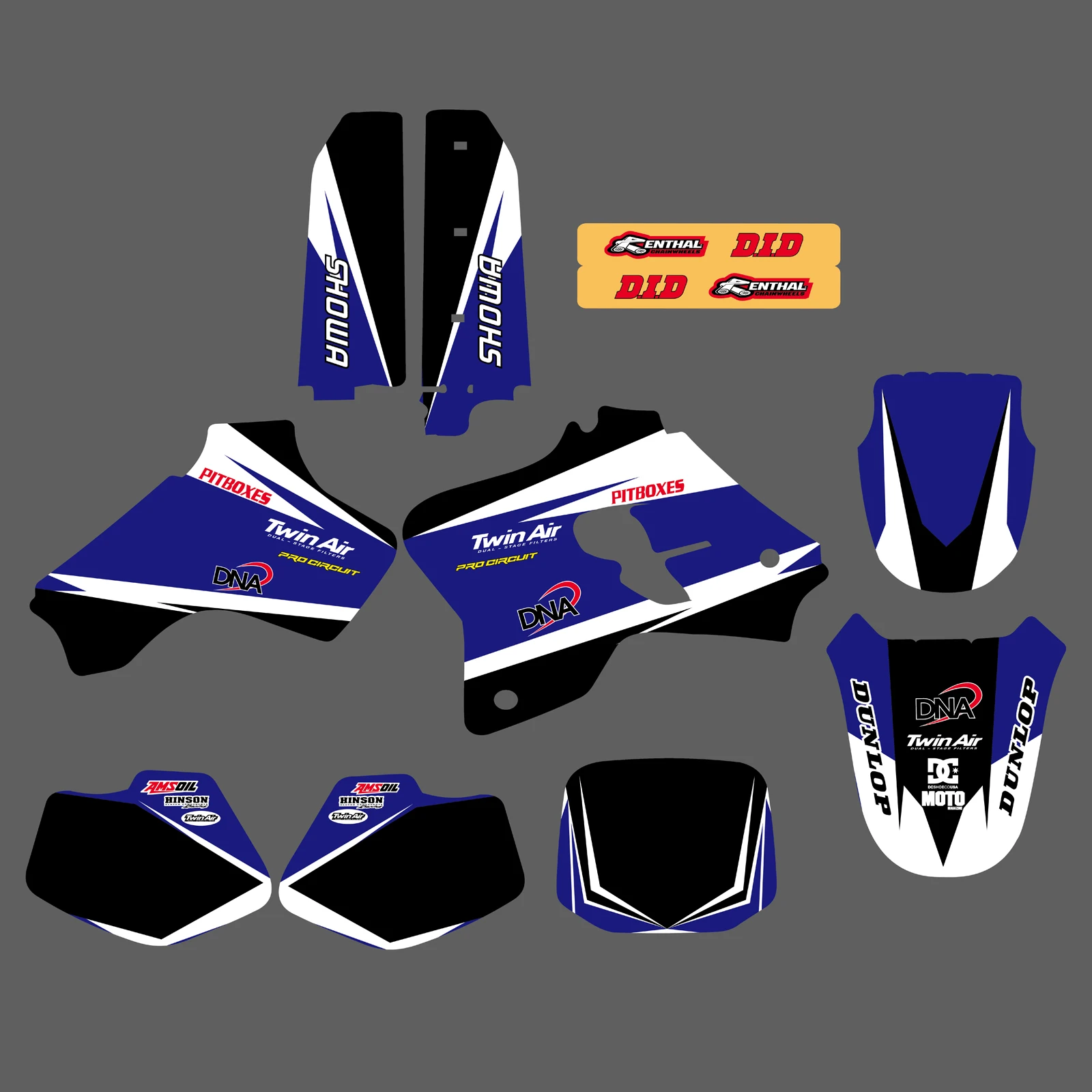 

GRAPHICS & BACKGROUNDS DECALS STICKERS Kits Fit for Yamaha YZ80 YZ 80 1993 1994 1995 1996 1997 1998 1999 2000 2001