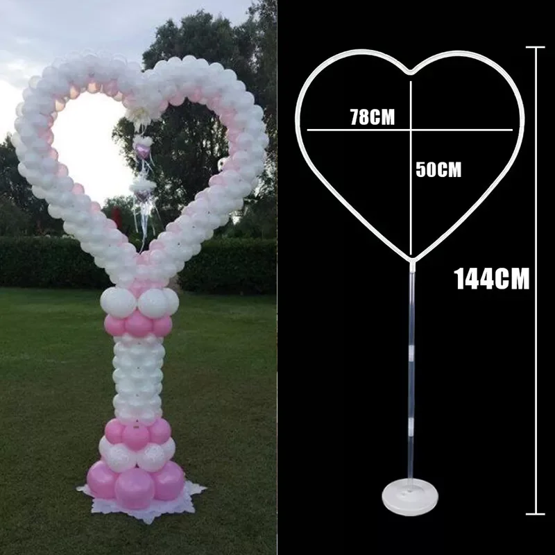 

Garland Heart Shape Stand for Baby Shower Decorations Happy Birthday Party Decoration Kids Adult Wedding Party Supplies