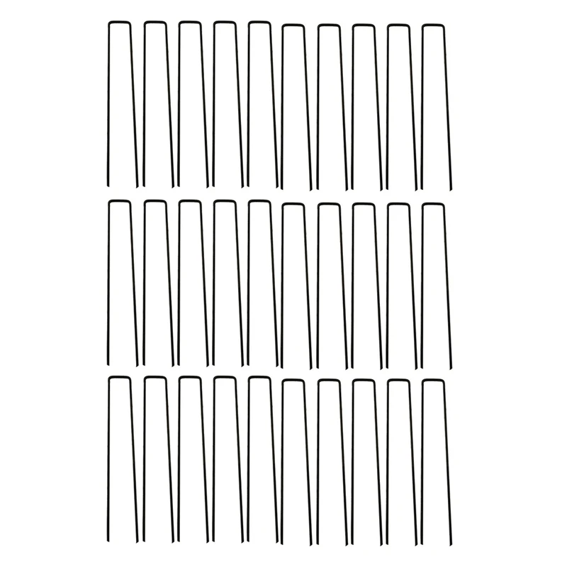 

30 Pcs U-Type Turf Staples For Artificial Grass, For Lawn Sod Weed Landscape Grass Fabric Netting