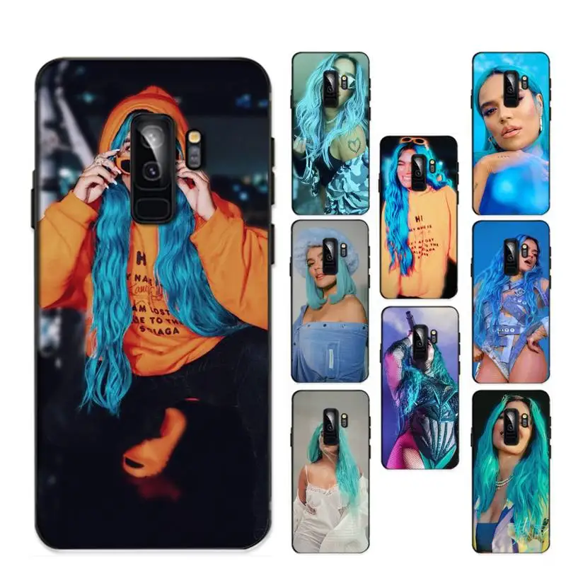 

LVTLV Singer Karol G Phone Case for Samsung S20 lite S21 S10 S9 plus for Redmi Note8 9pro for Huawei Y6 cover