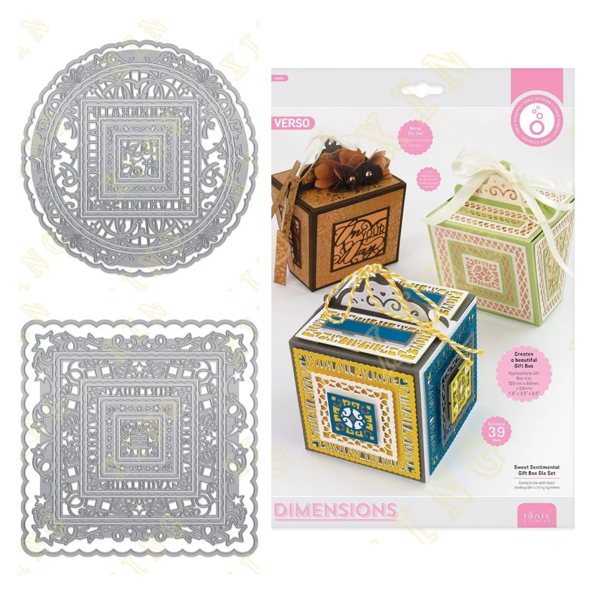 

Поздравительные пожелания на день рождения, Подарочная коробка, металлические пресс-формы для скрапбукинга, практики, «сделай сам», карточ...