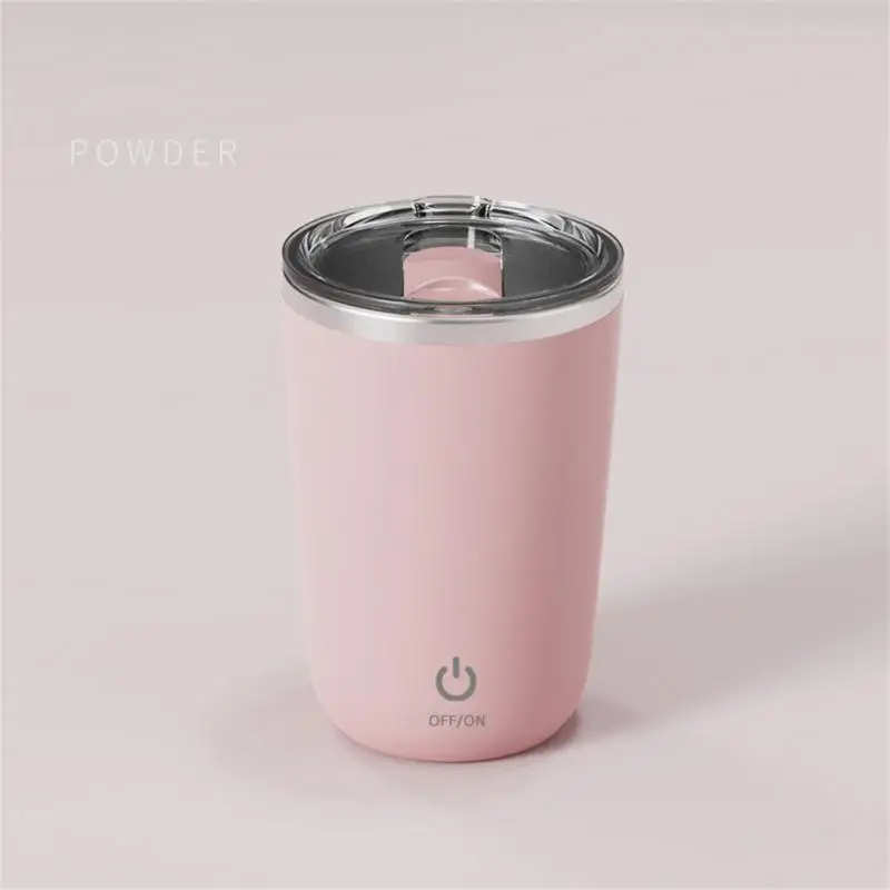 

350ml Large Capacity Insulated Water Cup Stainless Steel Thermal Cup Automatic Self Stirring Magnetic Simple Water Cups Blenders