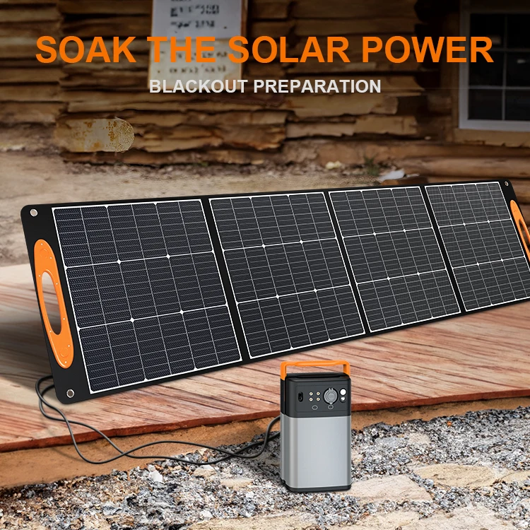 Складная солнечная панель EFTE 200 Вт для телефонов ноутбуков аккумуляторов