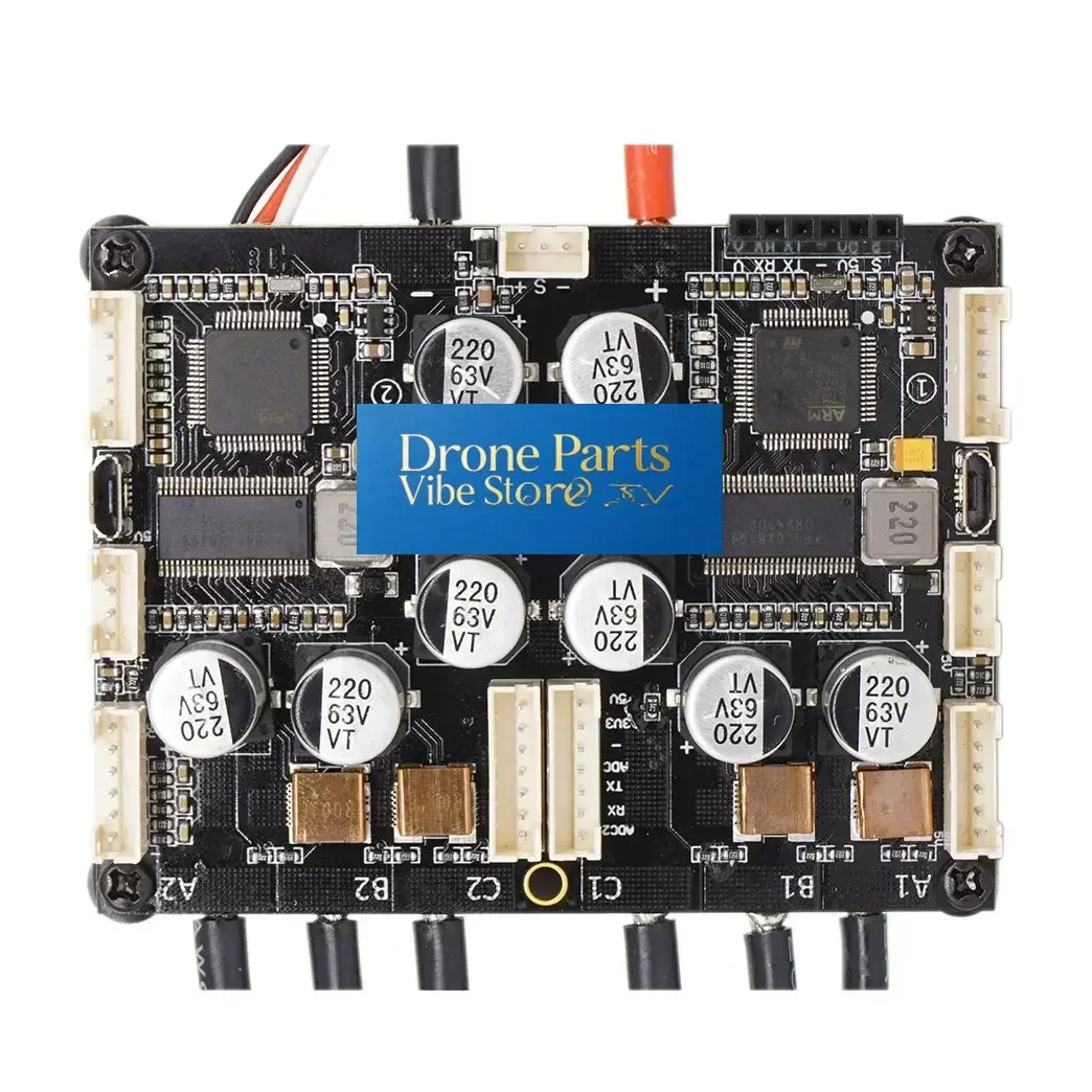 Фото Запчасти для дронов: Flipsky Dual FSESC4.20 Plus (на базе VESC) с алюминиевым радиатором, 100А №2