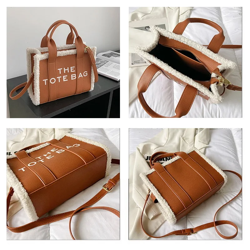 FUNMARDI Luxury Designer Handbag Women Bag PU Leather Tote Bags Brand Shoulder Bags Female High Quality Crossbody Bags WLHB3254