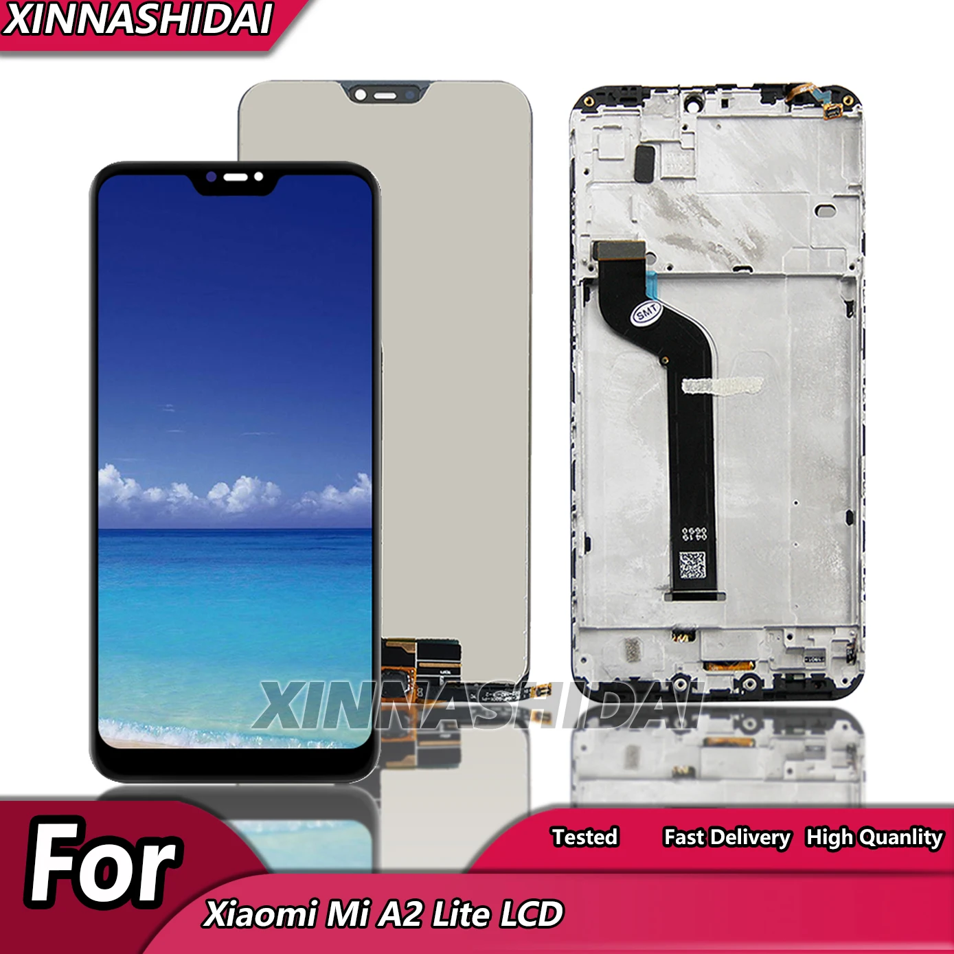 ЖК-дисплей 5 84 дюйма для Xiaomi Mi A2 Lite сенсорный экран запасные части Redmi 6pro дисплей с