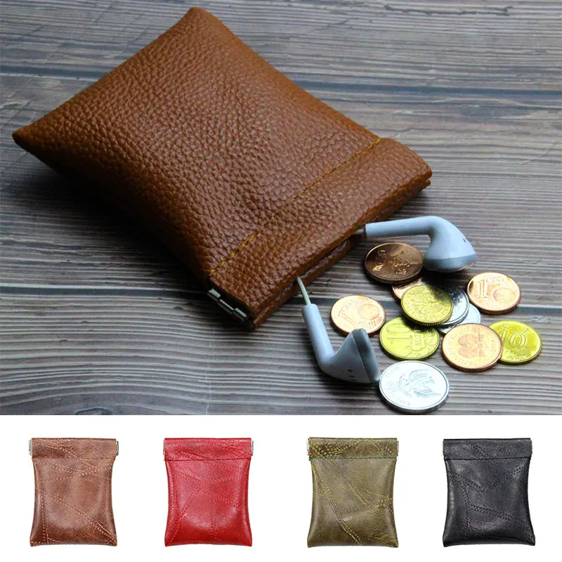 

Новинка 2022, черный кошелек для монет из искусственной кожи, женский маленький короткий кошелек для мелочи, черный кошелек для мелочи, сумка ...