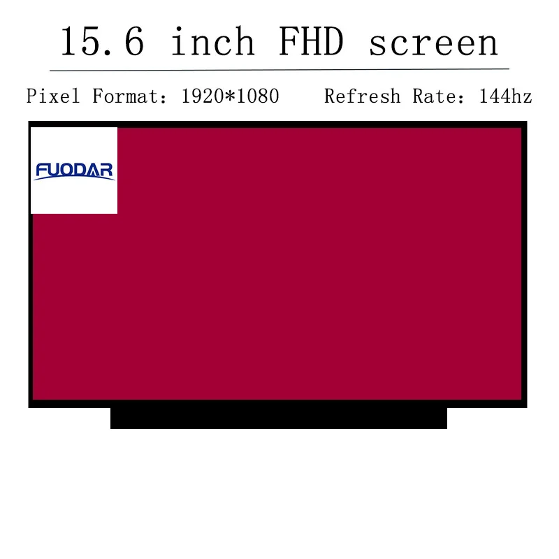 Matriz Magro do Diodo Emissor de Luz para Asus Rog Zephyrus G15 Ga503q Painel da Tela Lcd do Portátil Qhd 2560*1440p 2k165hz N156kme-gna 15.6