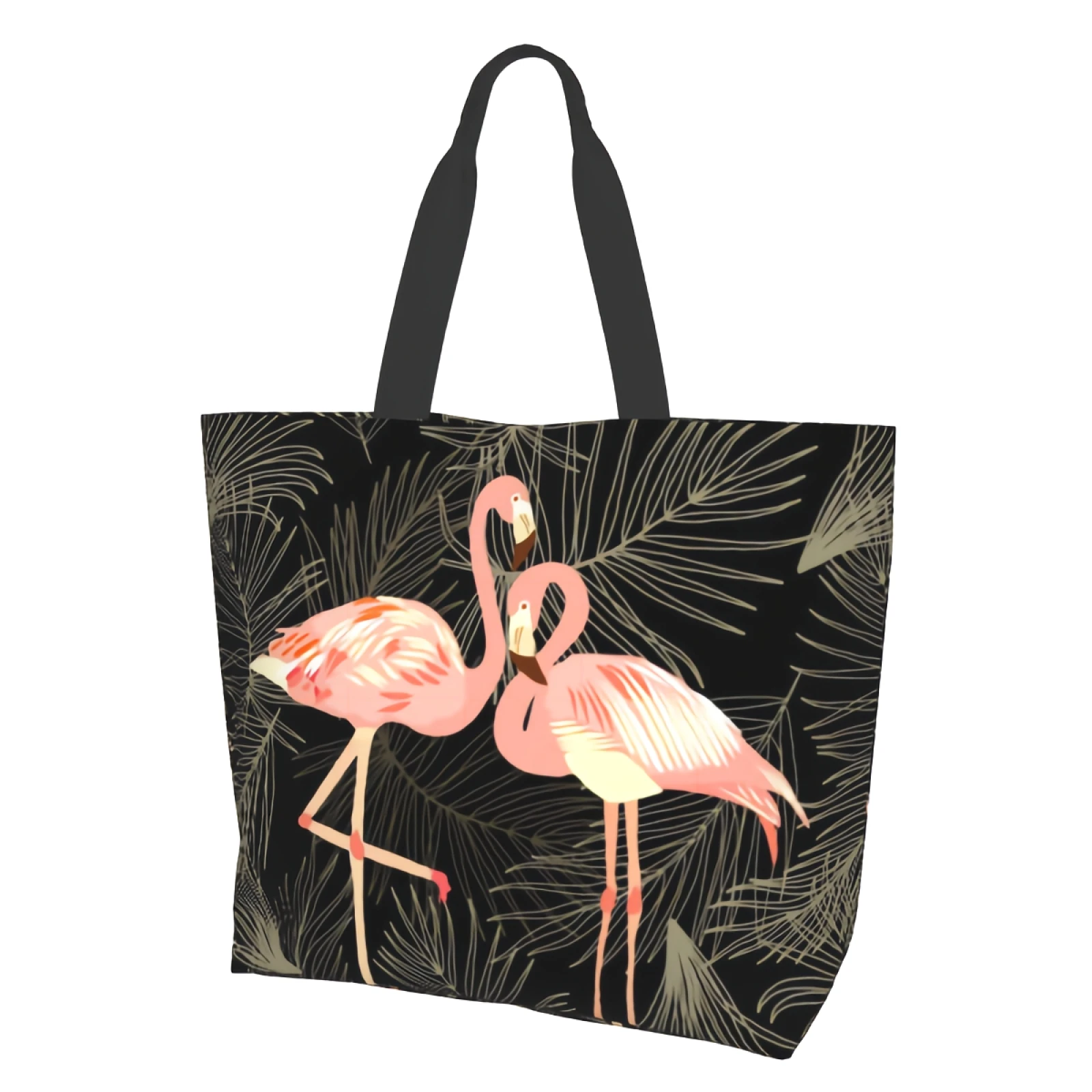 

Travel Commuter Tote Bag - Pink Flamingo Tote Bags for Women Pool Bag Beach Bags