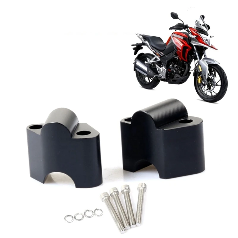 1 пара черные удлинители для руля мотоцикла Honda CB190X CB 190 X CB190 190X