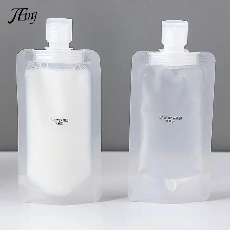 

5Pcs Portable Dispenser Bag For Cosmetic Lotion Shower Gel Shampoo Facial Cleanser Reusable Outdoor Travel Leakproof Packing Bag