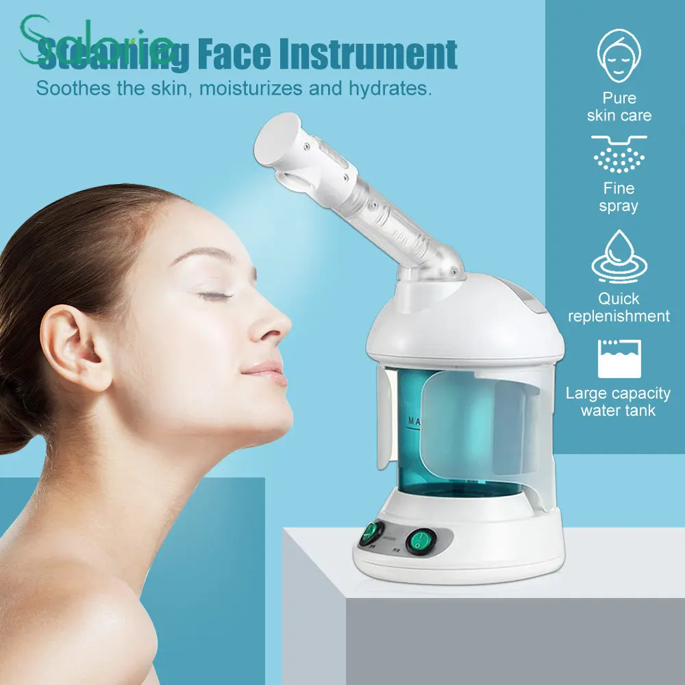 

Facial Sprayer Hot Mist Facial Steamer Face Moisturizer Humidifier Steaming Skin Ozone Sterilization Aromatherapy KINGDOM CARES