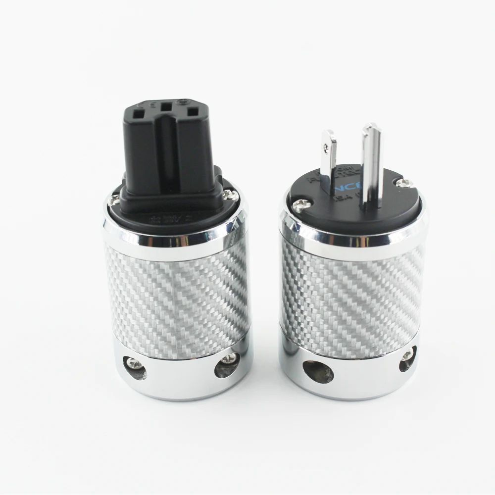 Furutech FI-E50 / FI-50 NCF Nano Schukostecker Crystal power rhodium plating supply plug grade high end box 15A 125V | Электроника