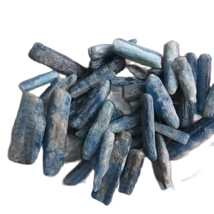 Грубые голубые кианитовые лезвия 1/2 фунтов, партия натуральных кристаллов камня