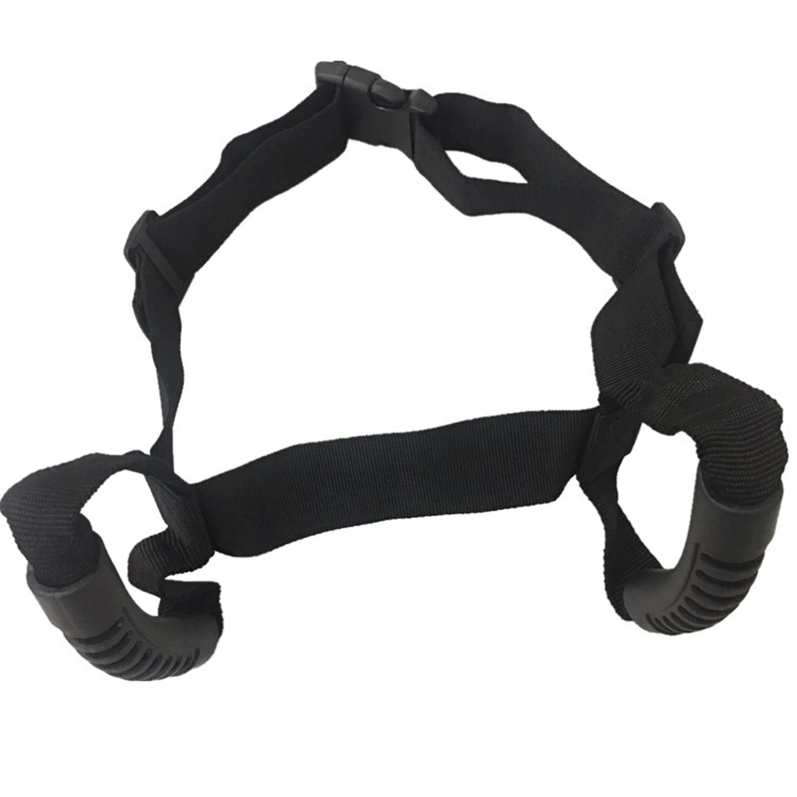 

Ремень безопасности для мотоцикла, легкий удобный регулируемый сплошной бортовой ремень из полипропилена, с ручками для заднего пассажирс...