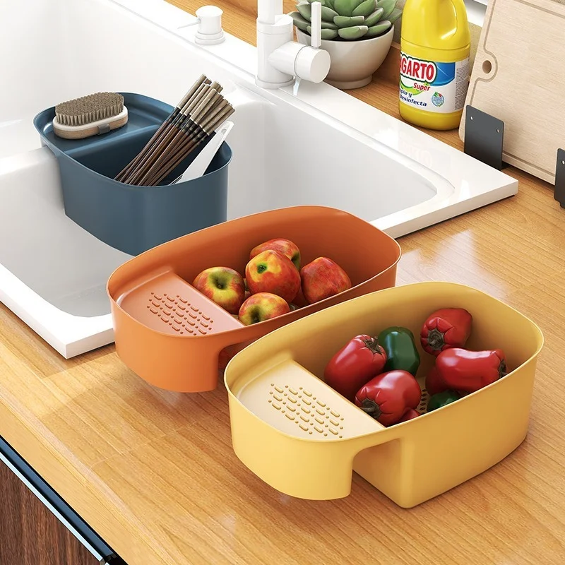 

Kitchen Sink Strainer Kitchen Waste Garbage Basket Household Complete Sink Drain Hanging Basket Kitchen Supplies Storage Rack