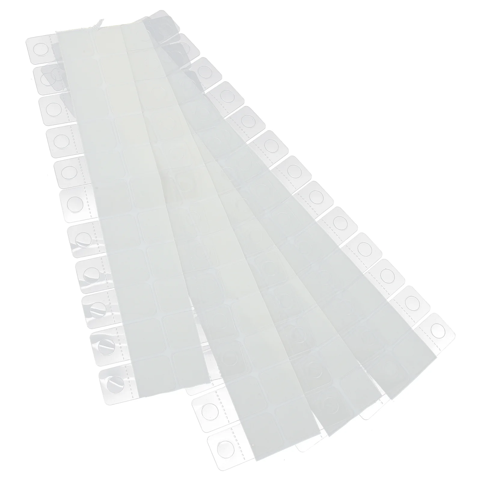 

100 Pcs Aircraft Hole Hook Pegboard Display Hangers Plastic Self-adhesive Sticker Tabs Hanging Hooks Pvc