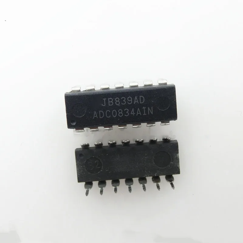 

10/PCS TLC0834CN ADC0834CCN TL0834 DIP-14