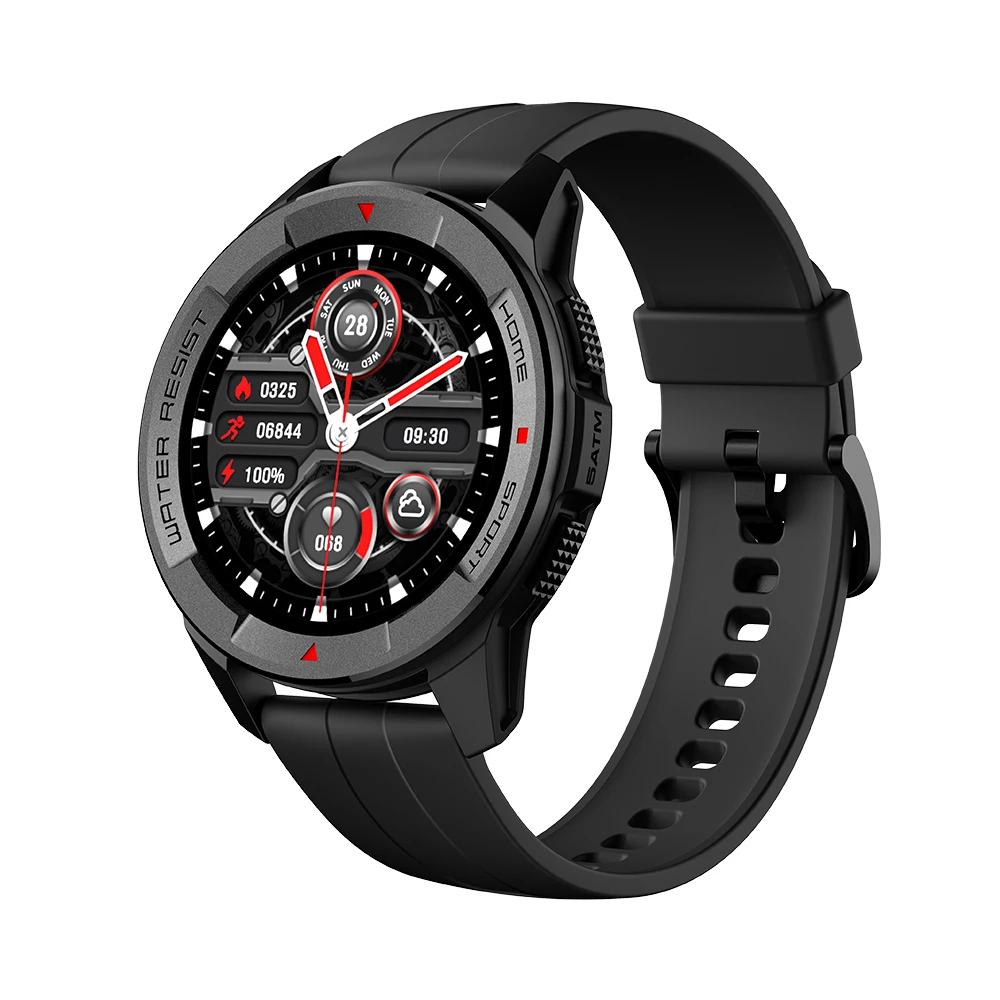 

Smart Watch Men's 1.3" AMOLED HD Screen 38 Sports Modes Fitness Tracker Heart Rate Monitor Blood Waterproof for Android IOS