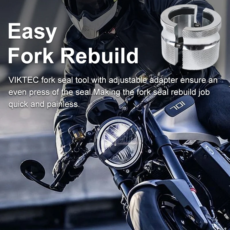 Регулируемый инструмент для водителя уплотнения вилки мотоцикла 30-45 мм