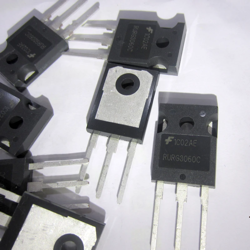 

10Pcs RURG3060CC or RURG3060C or RHRG3060C or RURG3060 3060 or K3060G3 TO247 30A600V Fast Recovery Rectifier Diode