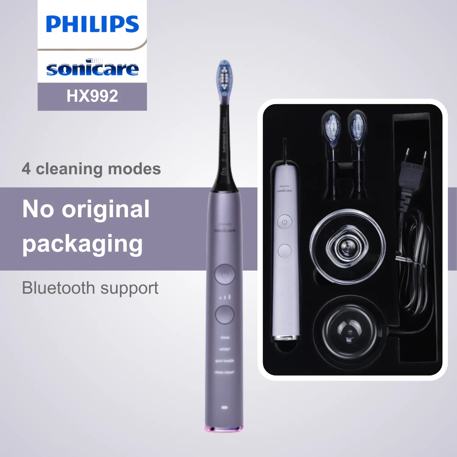 Philips электрическая зубная щетка sonicare HX992 без оригинальной упаковки G3 Bluetooth