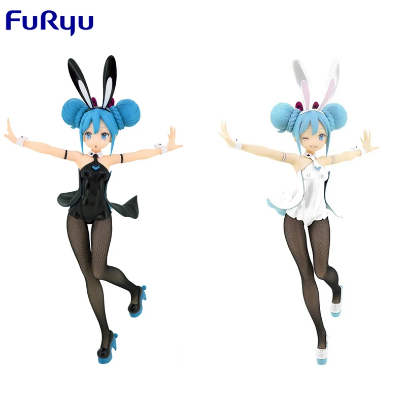 

FuRyu Original BiCute Bunnies VOCALOID Figure Hatsune Miku Bunny Girl PVC Action Figure Model Anime Collection Toy For Kids Gift