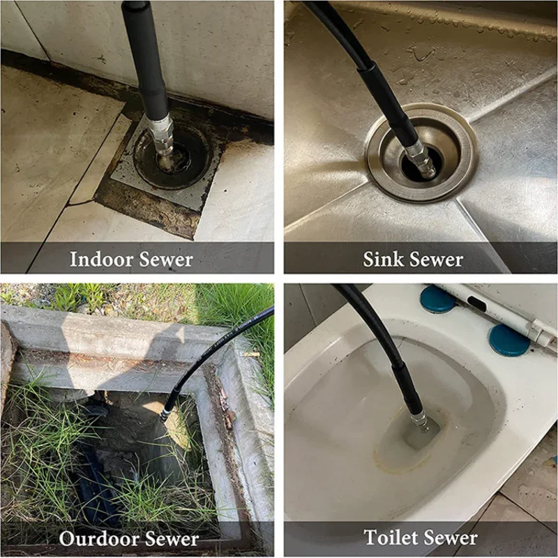 G1/4&quot Быстроразъемное сопло для очистки канализации Шланг высокого давления