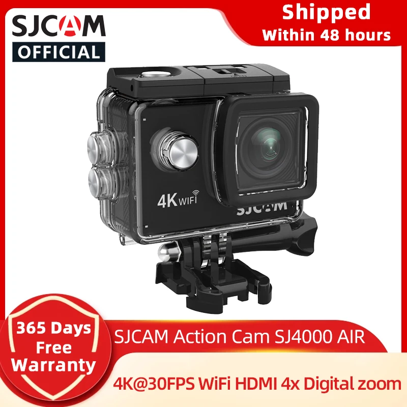 

Original SJCAM SJ4000 AIR 4K Action Camera Full HD Allwinner 4K 30FPS WIFI 2.0" Screen Mini Helmet Waterproof Sports DV