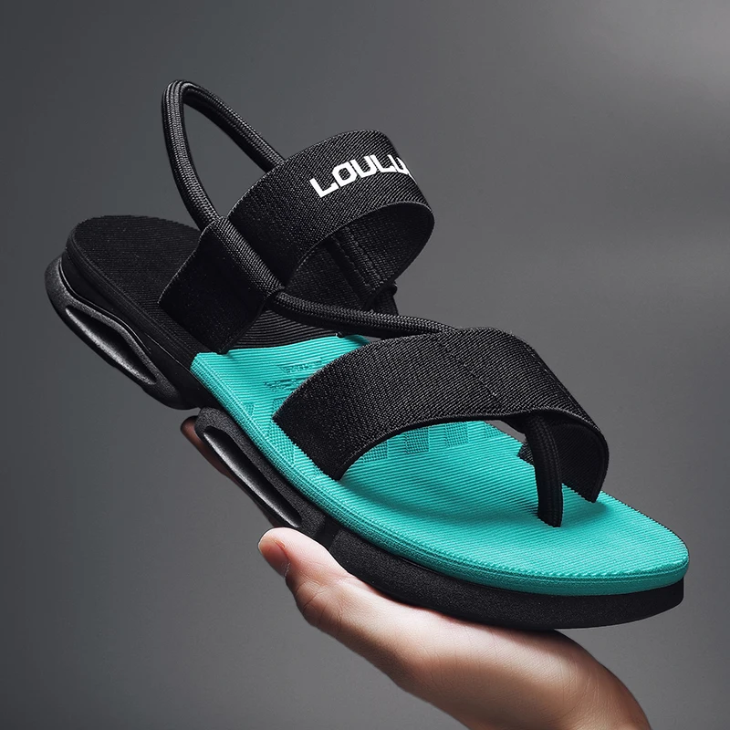 

Summer Roman Beach Shoes Flip Flops Slip on Flats Slippers Men Slides 2023 New Dropshiping Men Sandalias Hombre Sandals Male