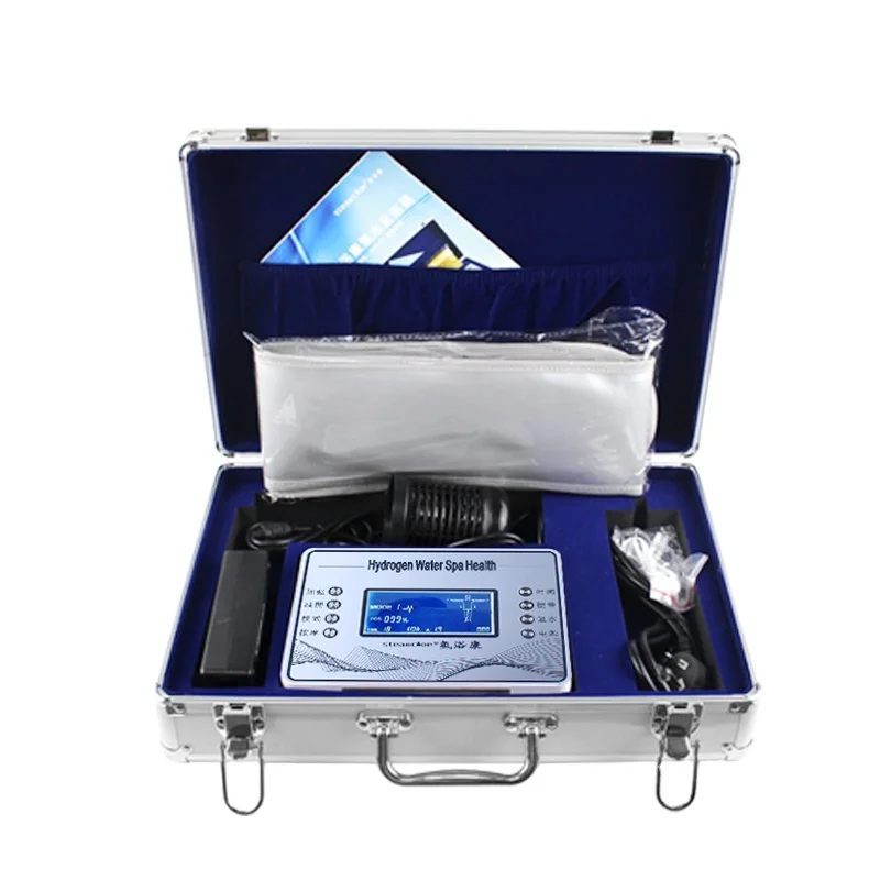 

Portable ionic detox foot basin bath spa cleanse machine with TENS pad