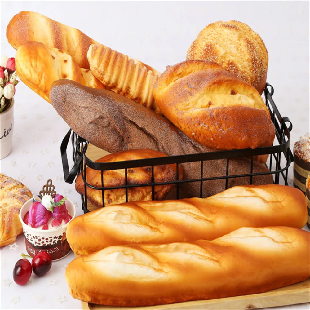 

Искусственный хлеб, предметы интерьера, реквизит для фотосъемки, декоративная модель хлеба, Реалистичный искусственный хлеб, хлеб на ощупь