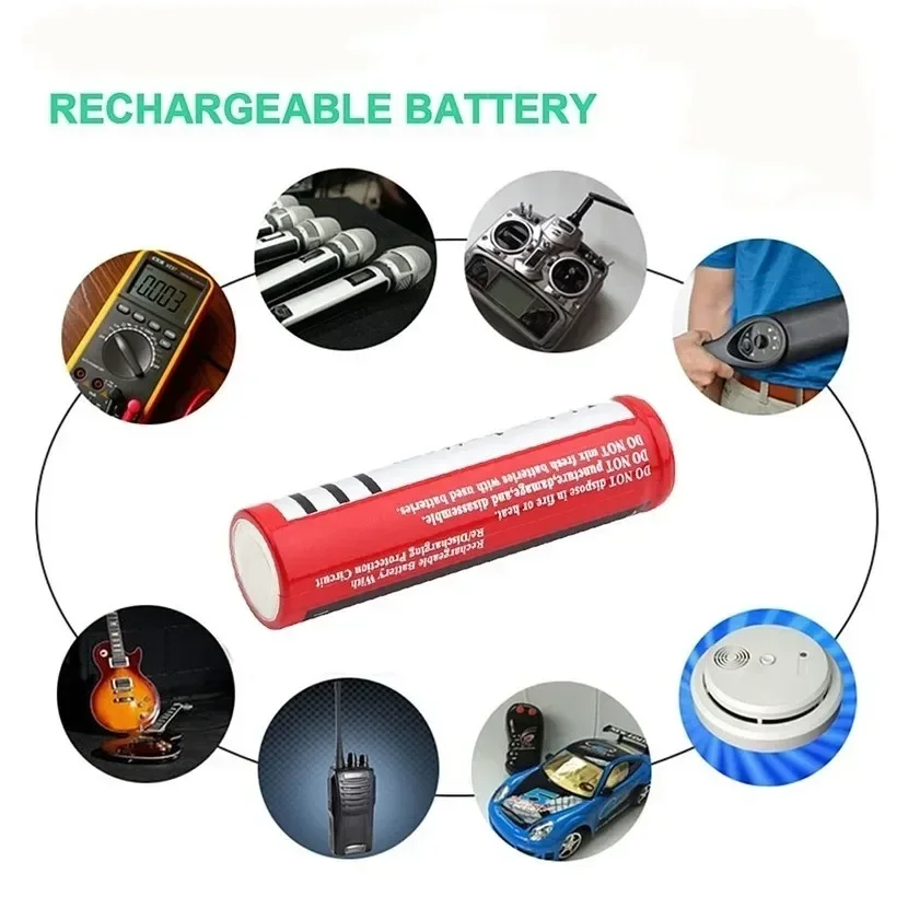 Аккумулятор 3 7 В 4200 мАч Wiederaufladbare Liionsbatterie Für Led Taschenlampe Torch Batery Litio Batterie