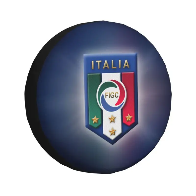 Изготовленный на заказ чехол для запасного колеса Italia Figc Toyota Jeep RV SUV Camper Italyan