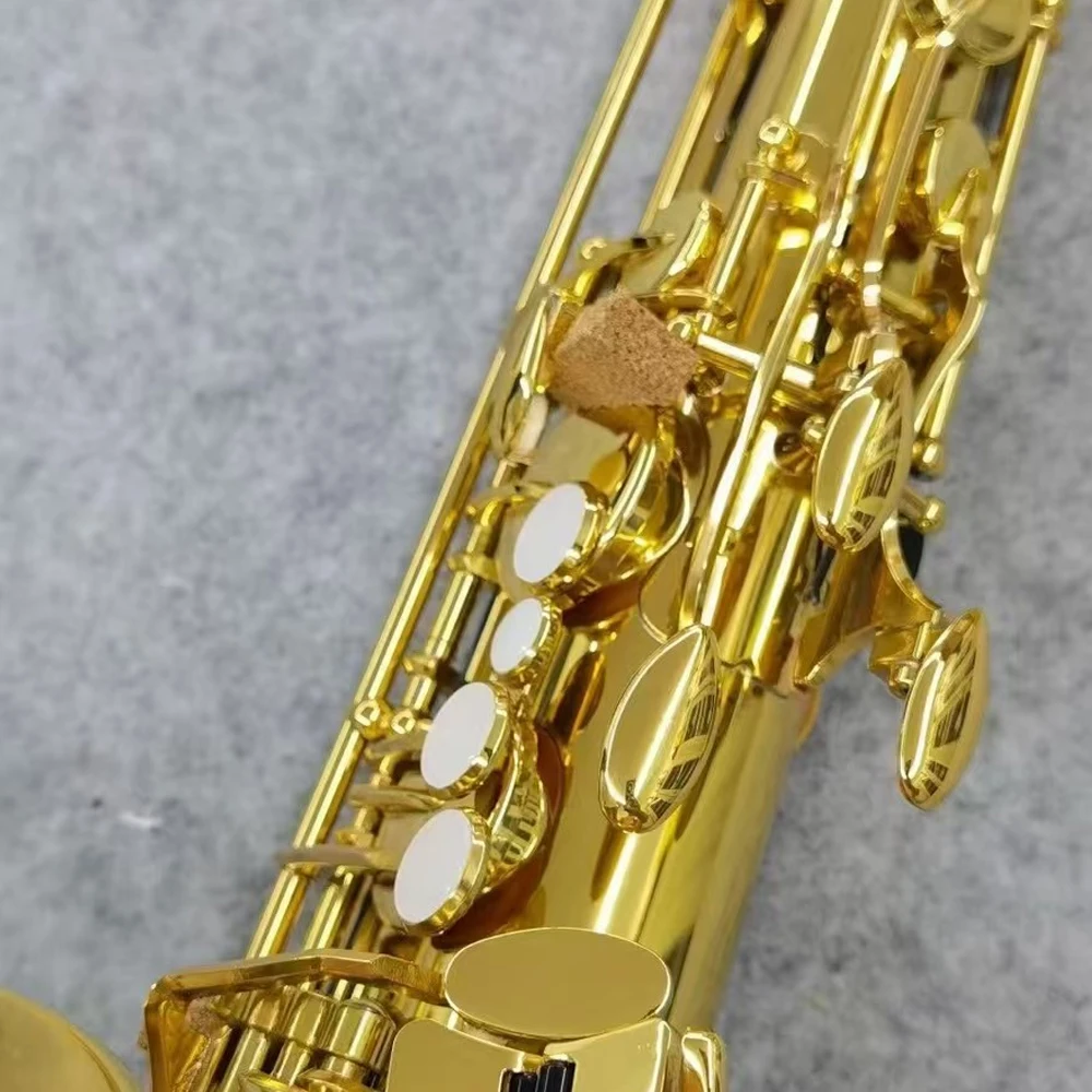 Юпитер Тенор-саксофон JTS-700Q Лакированное золото Латунь Bb Инструмент с