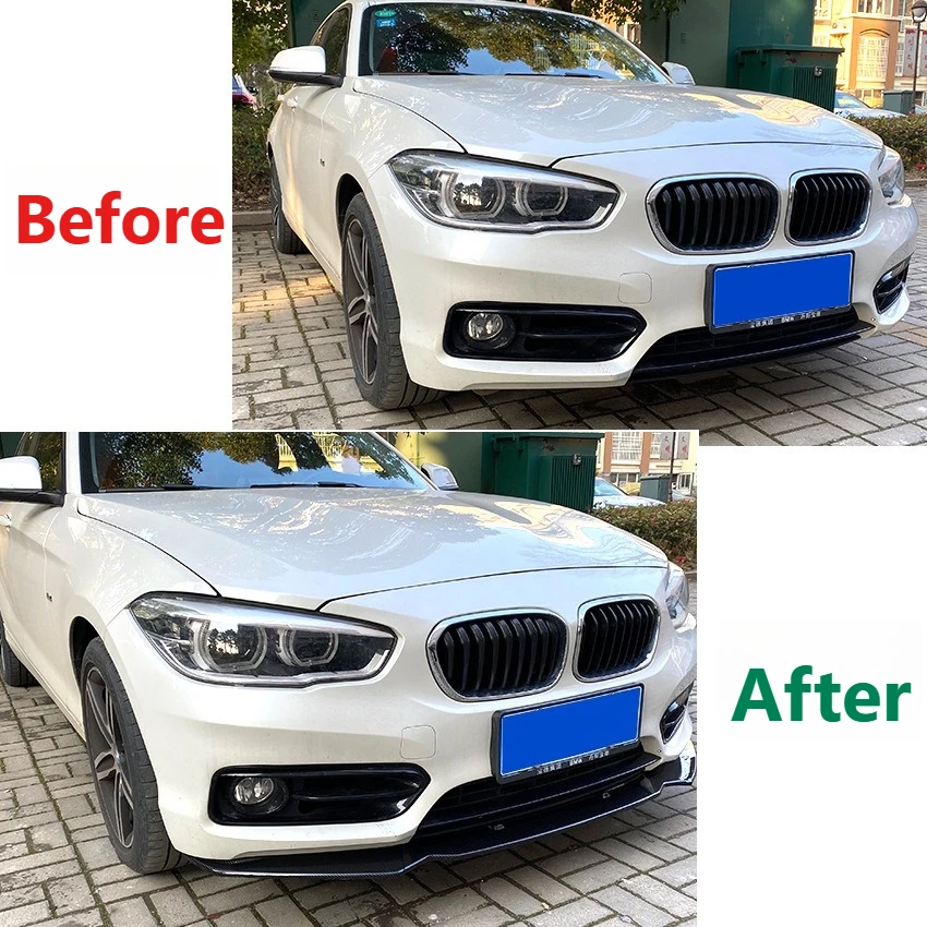 Фото Для BMW 1 серии F20 F21 116i 118i 120i 2011-2019 передний бампер, разделитель губ, спойлер, диффузор, комплект кузова, модификация экстерьера №2